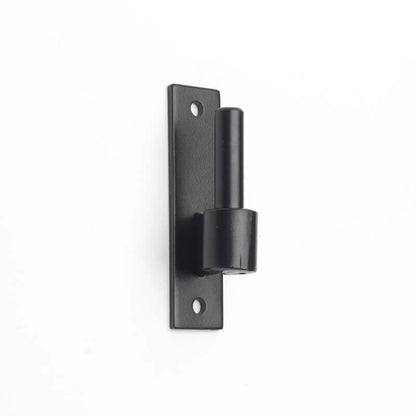 Closeup of Heavy Duty Narrow Plate Pintel with black powder coating.