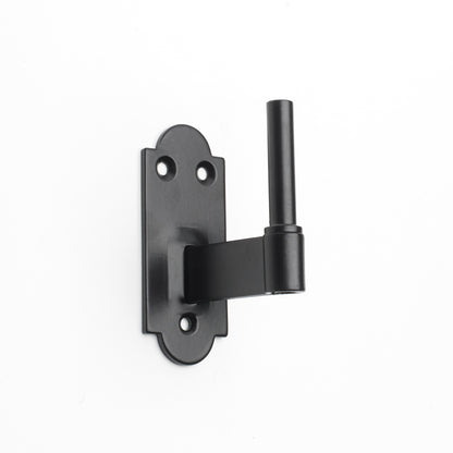 Closeup of Standard Duty Plate Pintel with black powder coating.