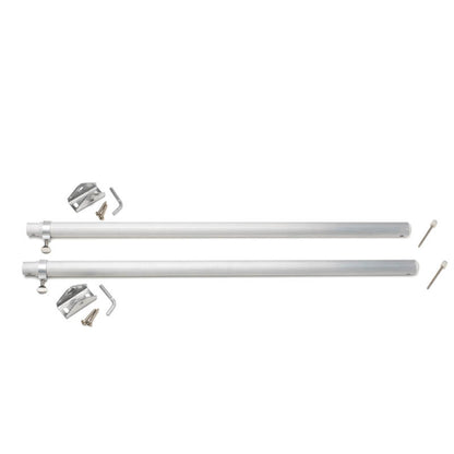 Closeup of Aluminium Bermuda Shutter Support Arm.