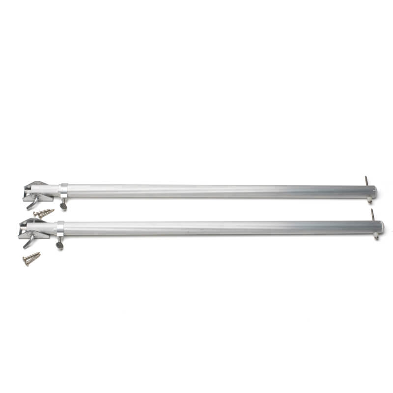 Closeup of Aluminium Bermuda Shutter Support Arm.