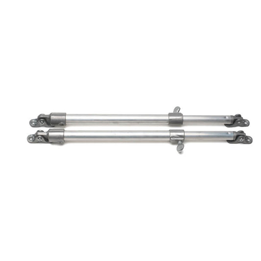 Closeup of Aluminium Bermuda Shutter Support Arm.