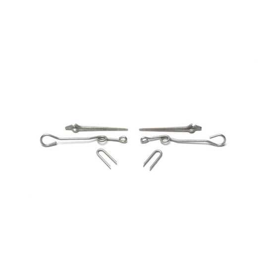 Closeup of New England Spring Latches.