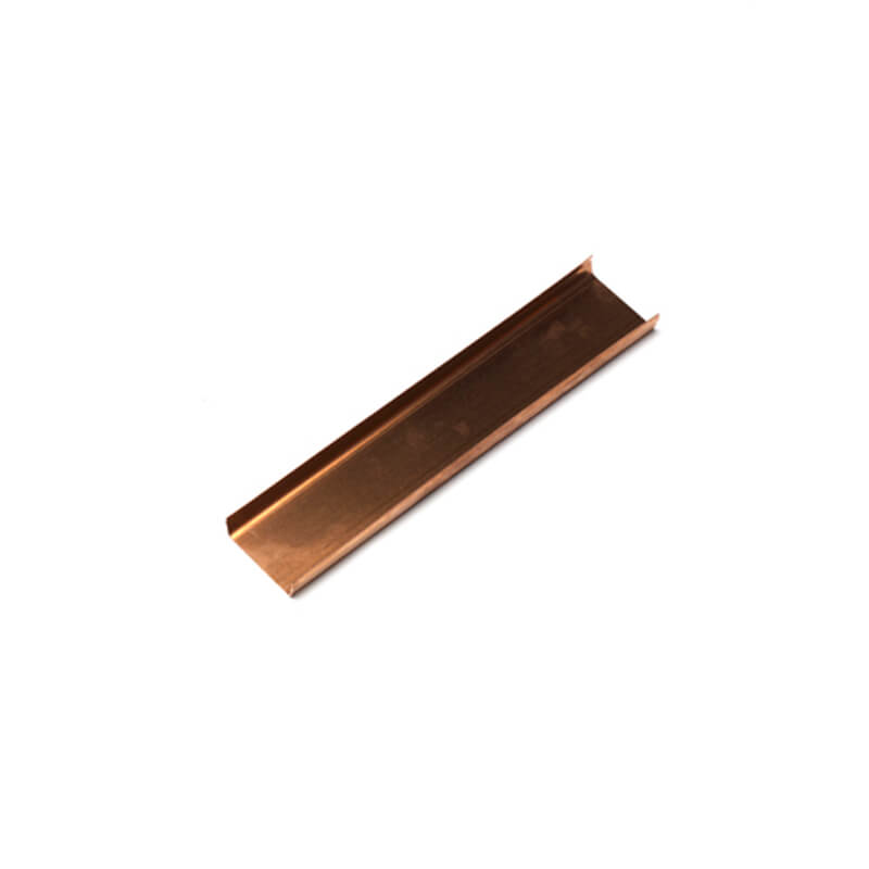 Closeup of Copper Shutter Capping.