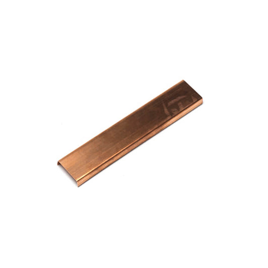 Closeup of Copper Shutter Capping.