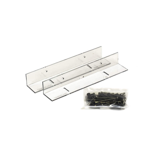 Clear Fixed Mount Shutter Bracket Kit