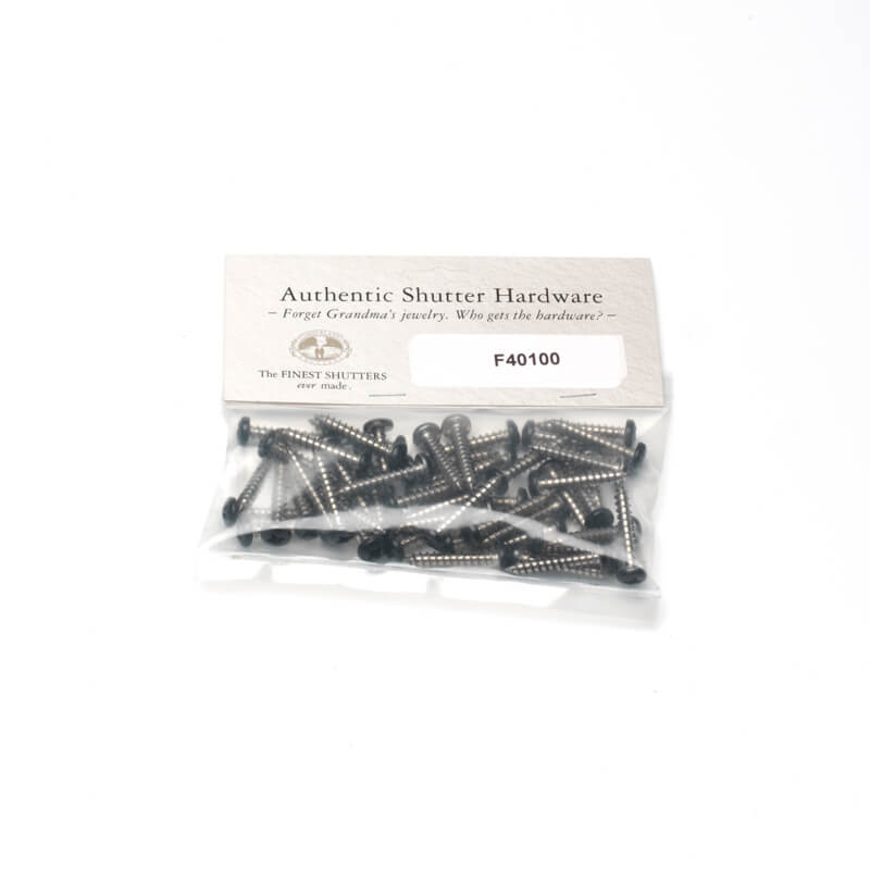 Closeup of Shutter Screw Pack Pan Head Detail