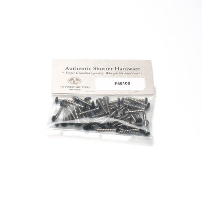 Closeup of Shutter Screw Pack Pan Head Detail